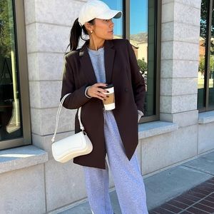 Brown Boyfriend Blazer